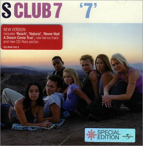 S Club 7 7 - Seven UK CD album (CDLP) (171212)